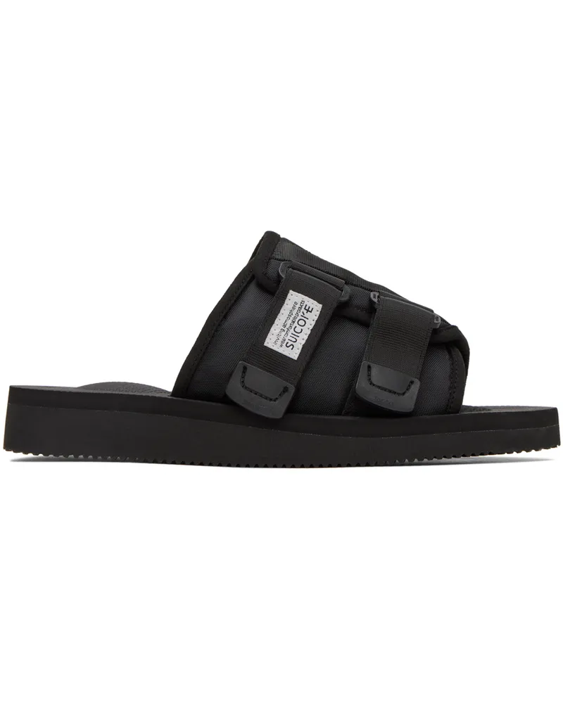 SUICOKE Black KAW-Cab Sandals Black