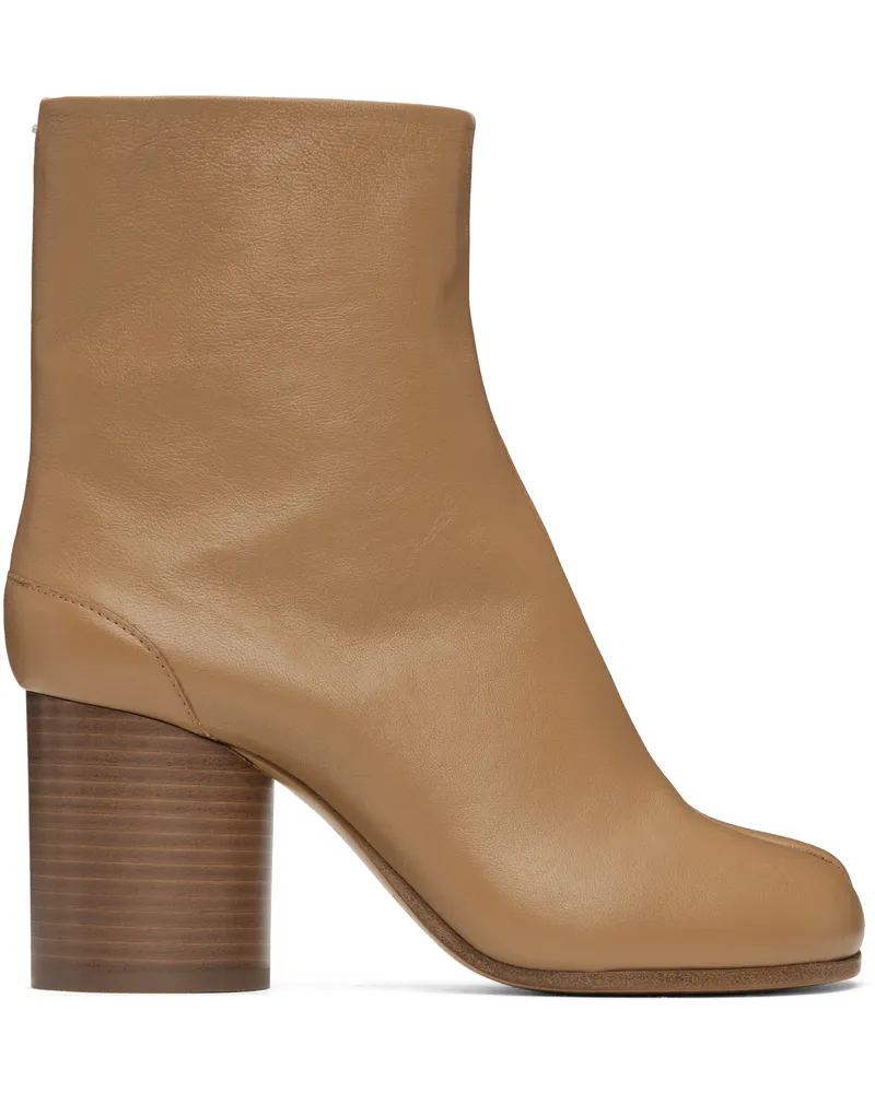 Maison Margiela Tan Tabi Ankle Boots T4091