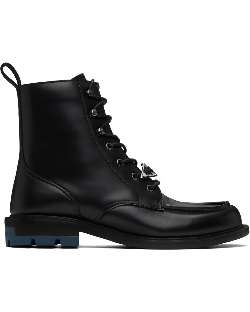 BOTH Black Re:Re Dressy Laced Boots Black