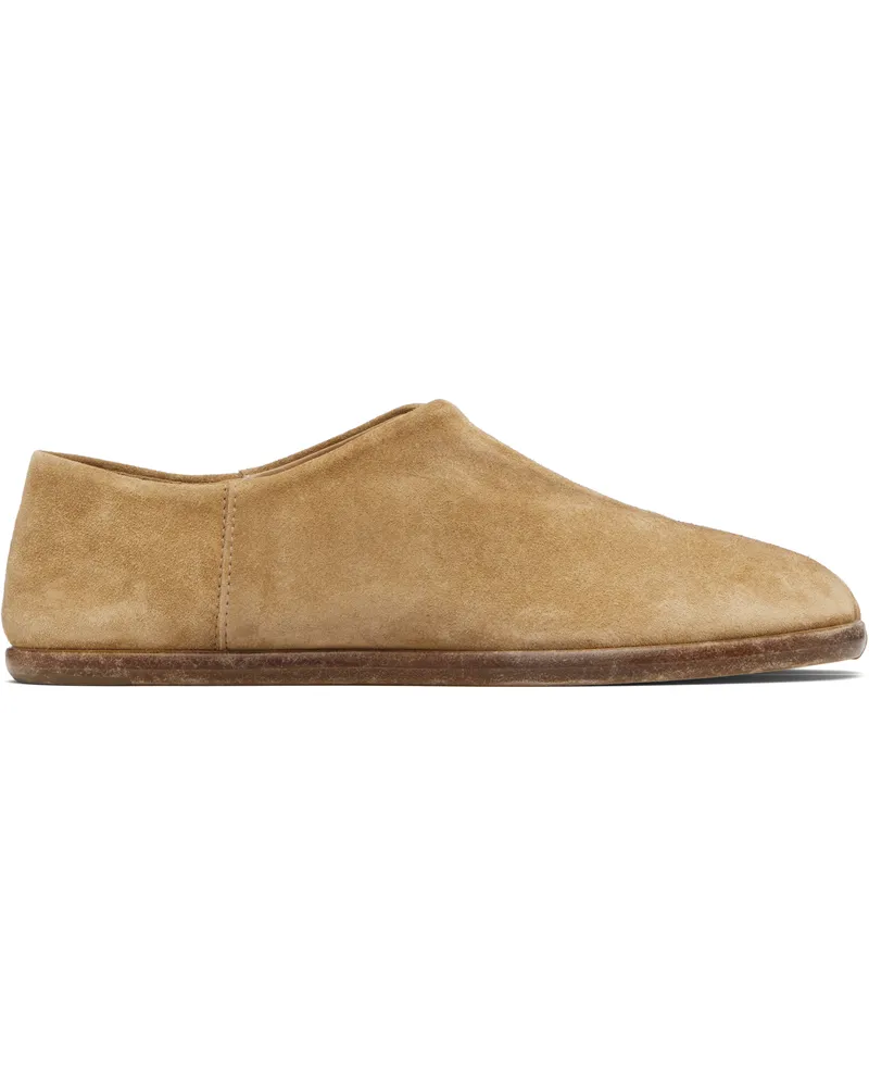 Maison Margiela Tan Tabi Babouches Loafers T2279