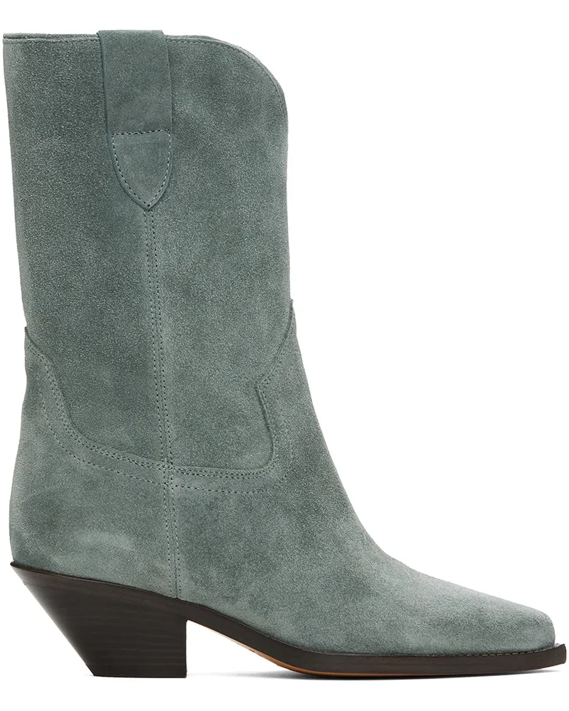 Isabel Marant Green Dahope Cowboy Boots 62sg