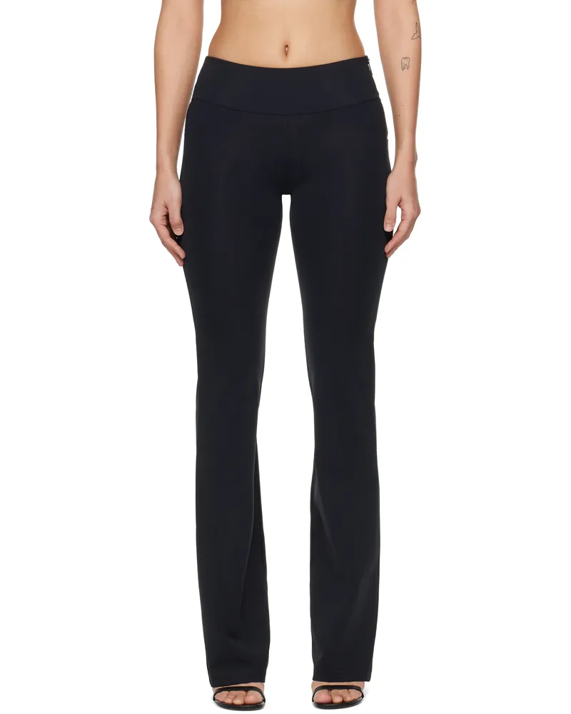 Courrèges Black Scuba Jersey Trousers 9999