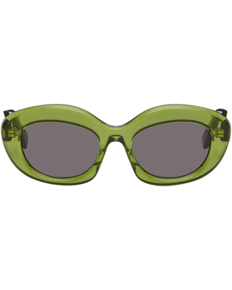 Loewe Green Dawn Sunglasses Shiny