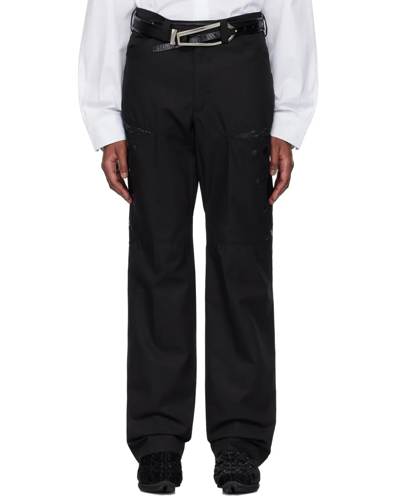 KIKO KOSTADINOV Black Inex Snap Trousers Black