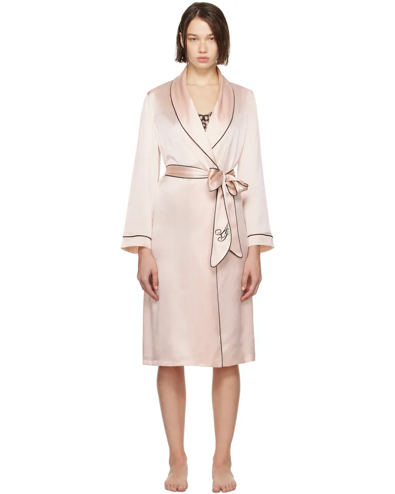 Agent Provocateur Pink & Black Classic PJ Robe 650001