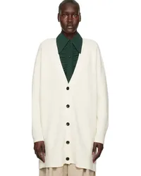 Proenza Schouler Off-White White Label Cashfeel Cardigan Cream