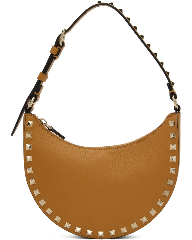 Valentino Garavani Tan Mini Rockstud Bag Wu4