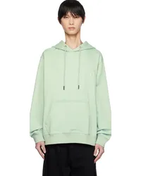 Wooyoungmi Green Printed Hoodie Mint