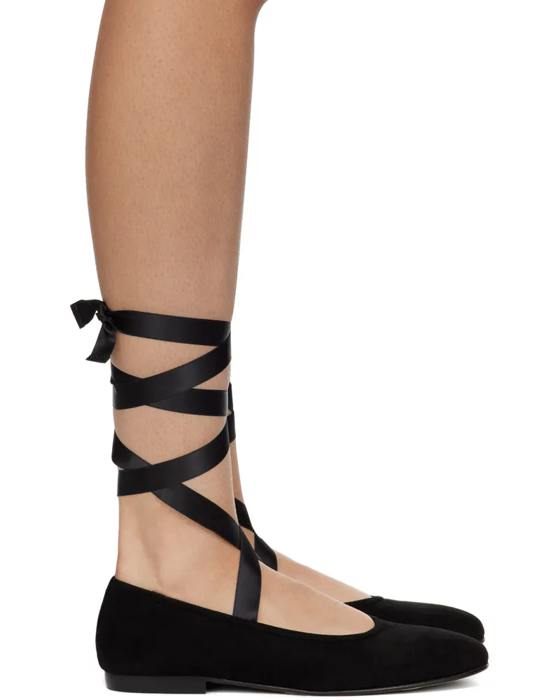 BODE Black Musette Ballerina Flats 001
