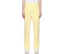 Yellow Pinched Track Pants