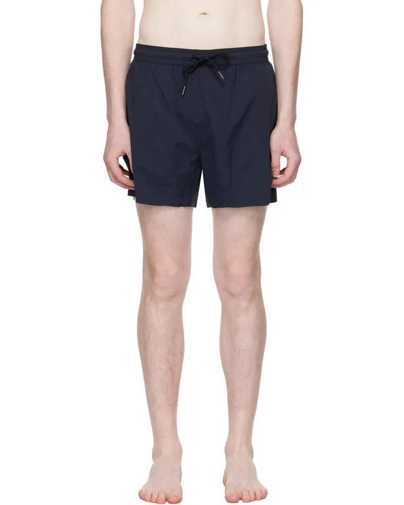 HUGO BOSS Navy BECKHAM Edition Soft-Touch Swim Shorts 409-dark