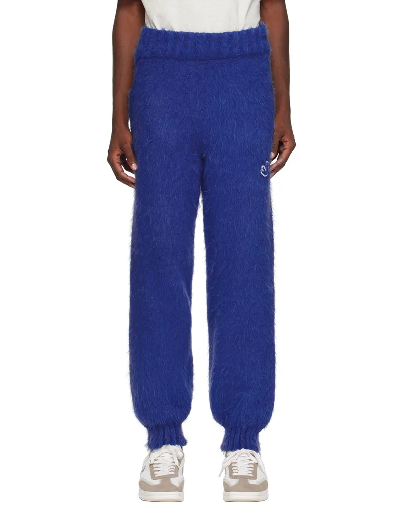 Adererror Blue Distressed Sweatpants Blue