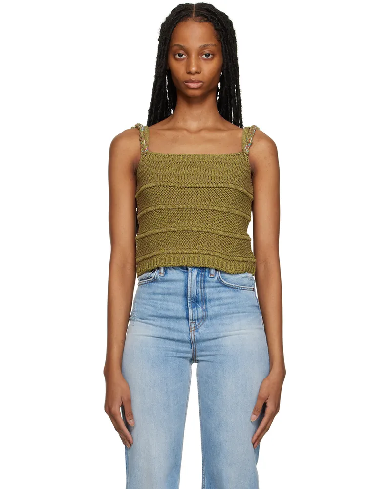Adererror Green Montblanc Tank Top Multi