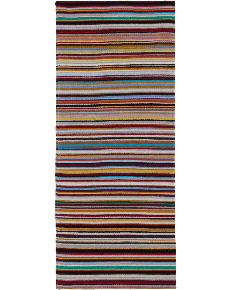 Paul Smith Multicolor Merino Wool Signature Stripe Scarf 92