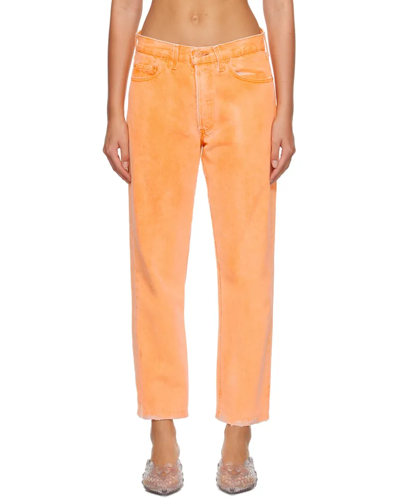 NotSoNormal Orange High Jeans Washed