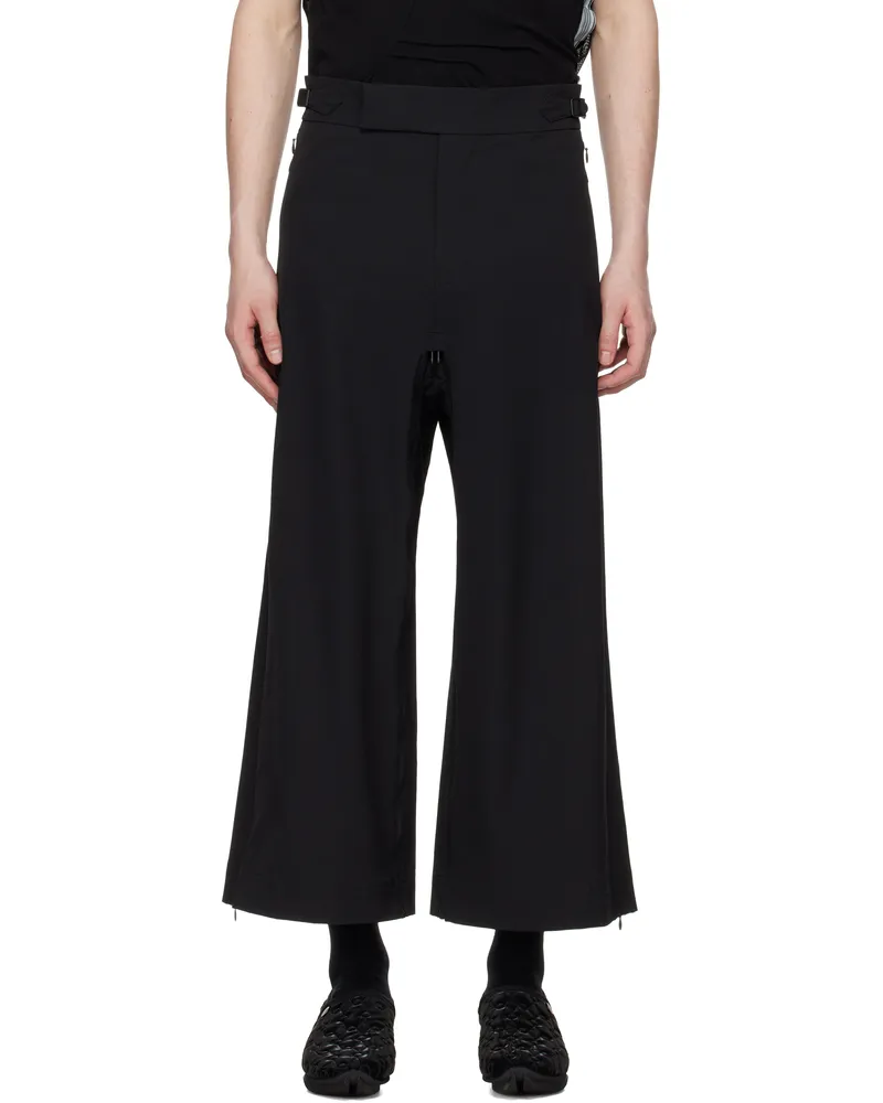 A. A. Spectrum Black Paso Convertible Trousers Black