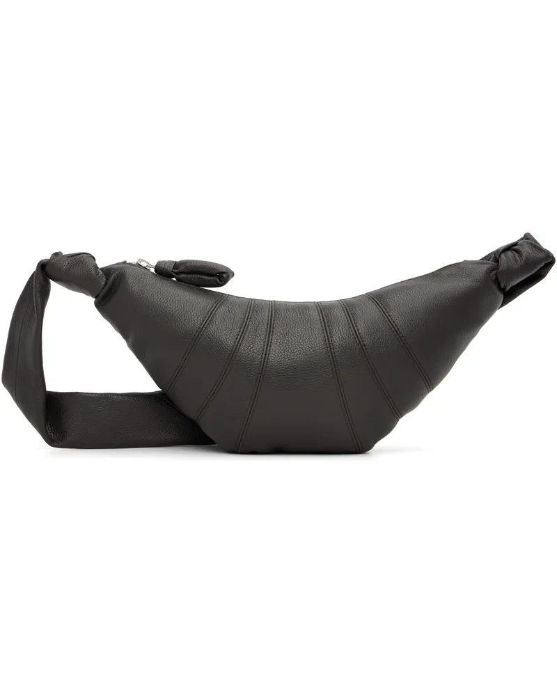 Christophe Lemaire Brown Small Croissant Bag Br490