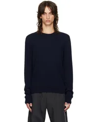 Comme des Garçons Navy Crewneck Sweater Navy