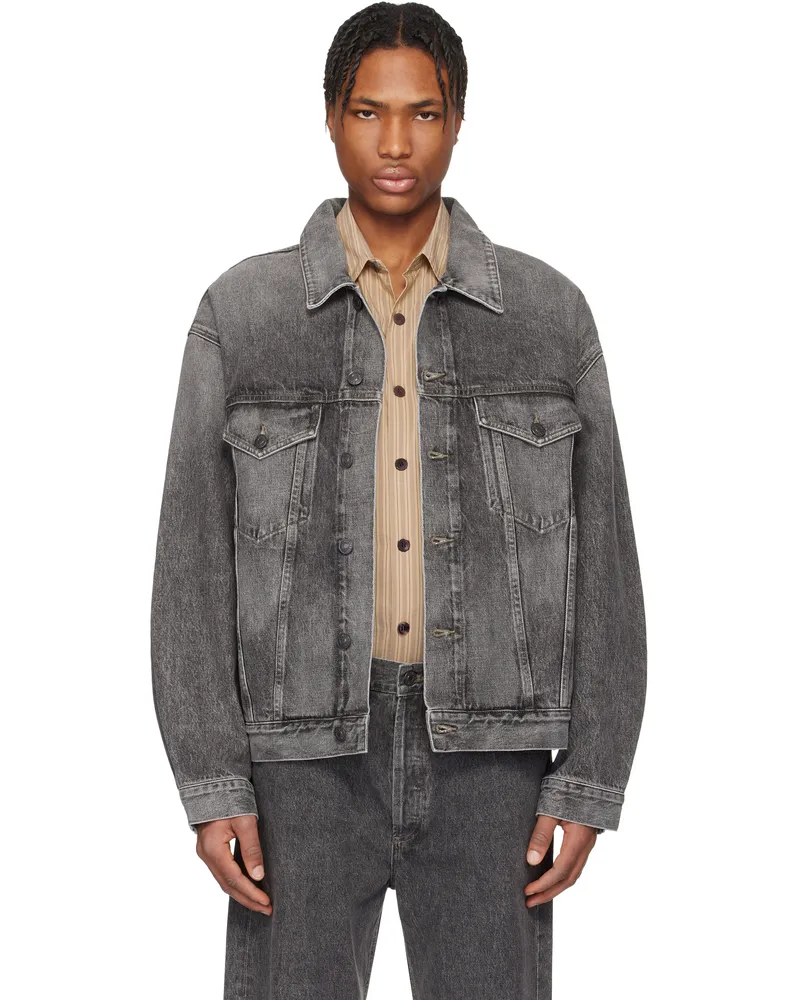AGOLDE Gray Stefano Denim Jacket Fresh