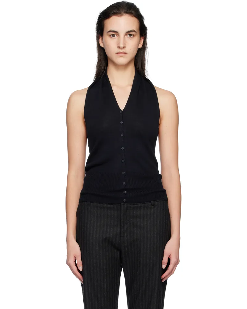 Paloma Wool Navy Sola Tank Top 134