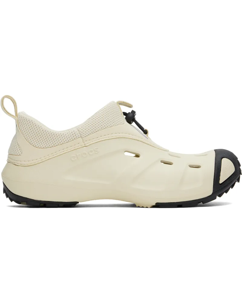 Crocs Beige Crocs Quick Trail Low Sneakers Bone
