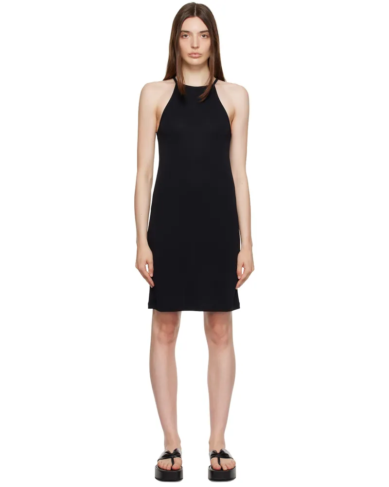 Filippa K Black Strap Minidress Black