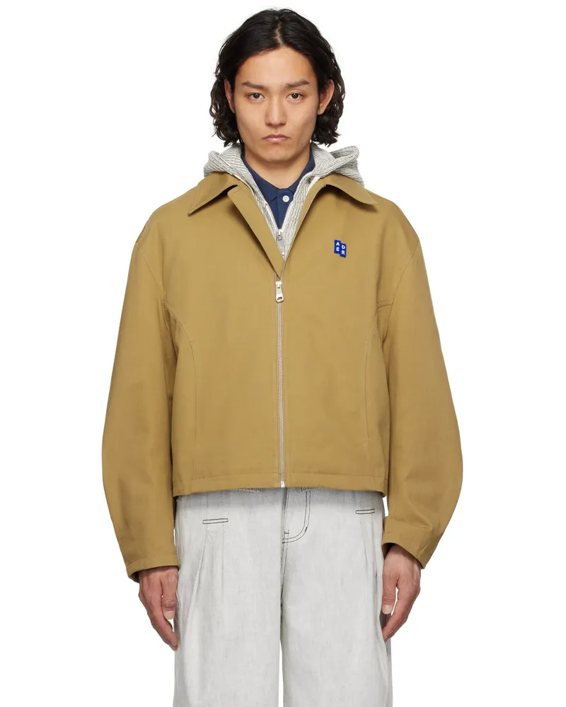 Adererror Beige Sig; TRS Tag 01 Jacket Beige