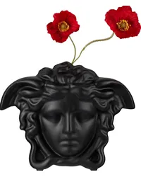 Versace Black Rosenthal Medusa Grande Vase, 30 cm Medusa