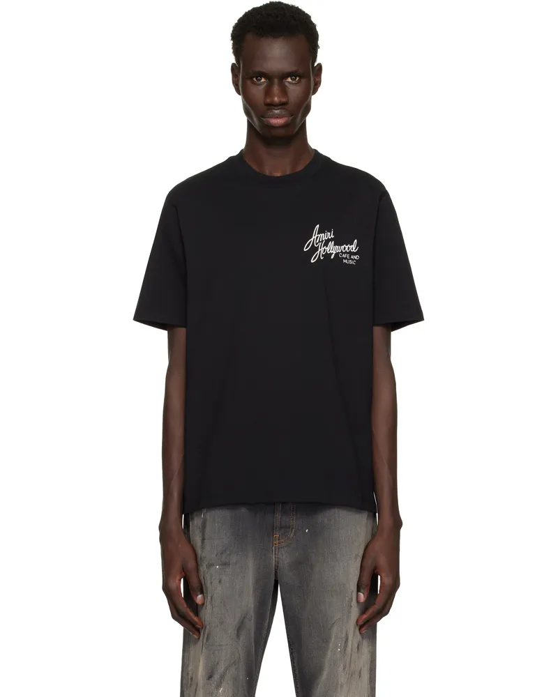 Amiri Black 'Amiri Hollywood' T-shirt Black