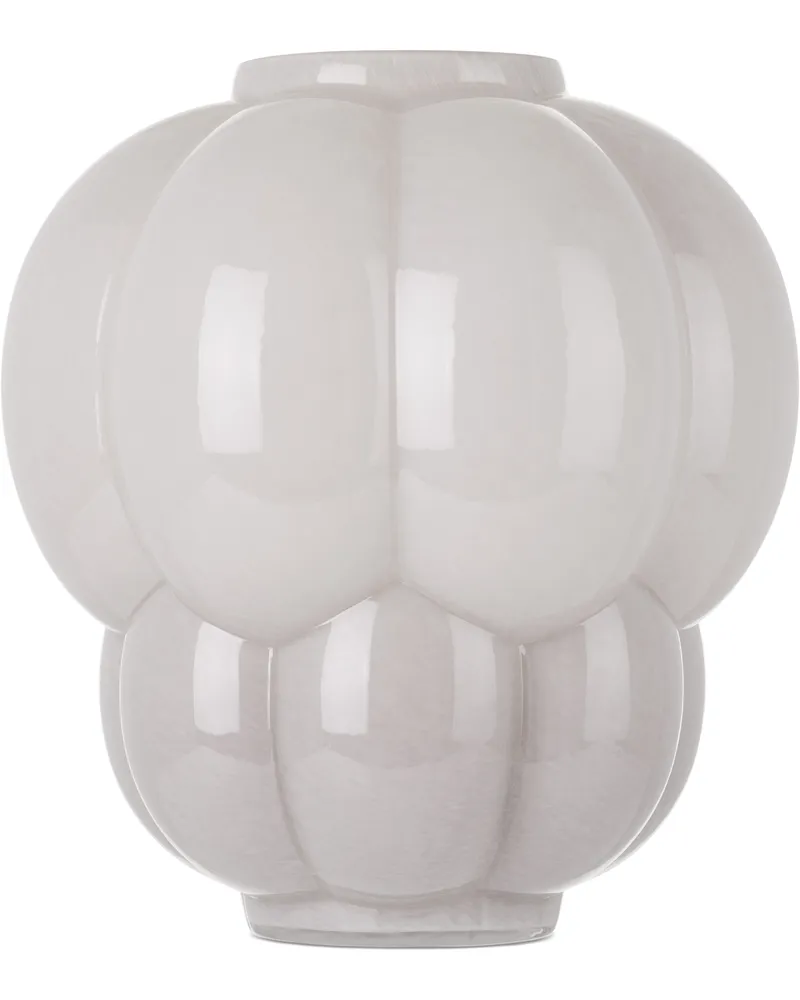 AYTM Gray Uva Glass Vase Dove