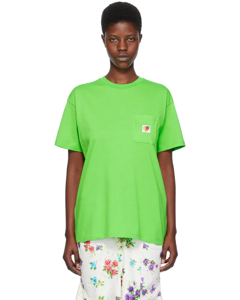 Sky High Farm Workwear Green Pocket T-Shirt Green