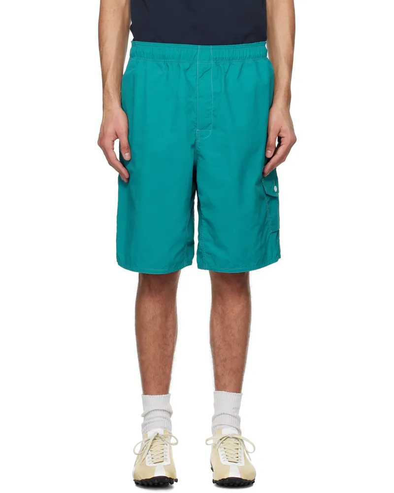 nanamica Green Deck Shorts Coral