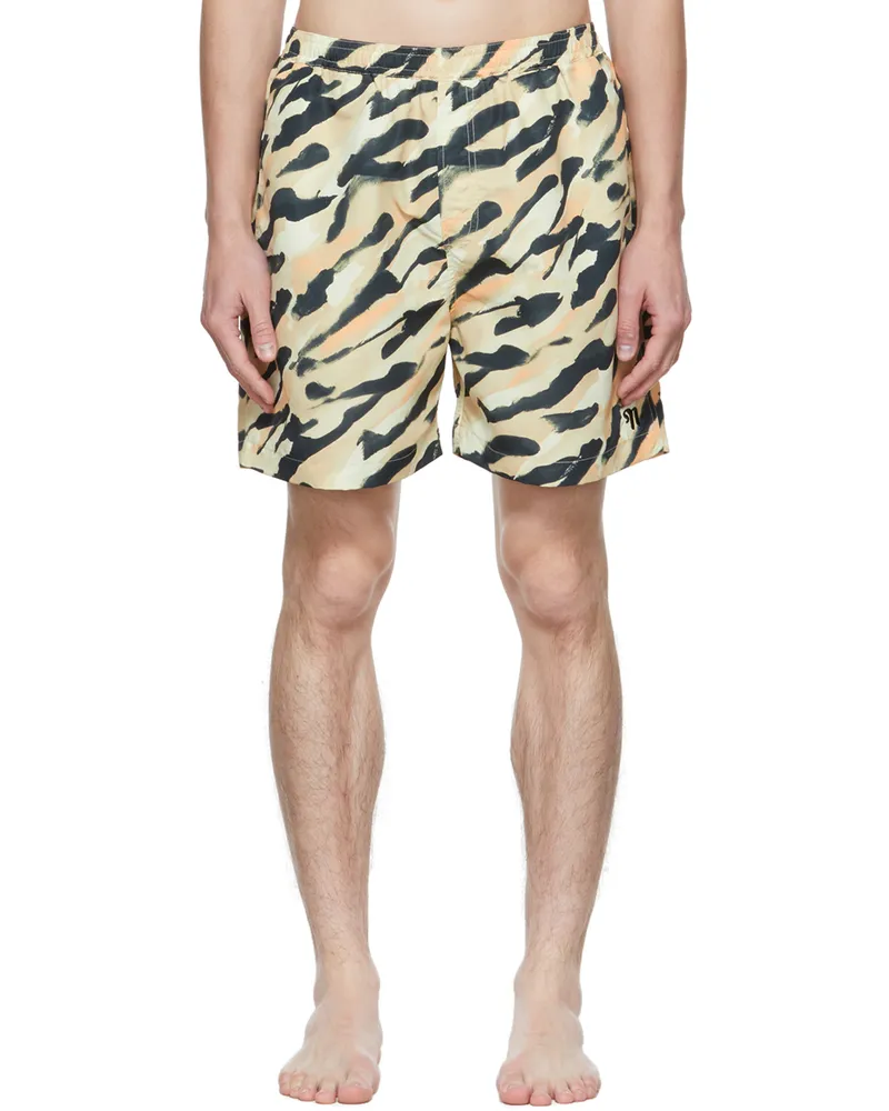Nanushka Beige Kenan Swim Shorts Hand
