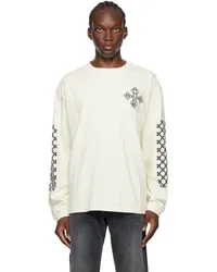 RHUDE SSENSE Exclusive Off-White Cross Long Sleeve T-Shirt Vtg