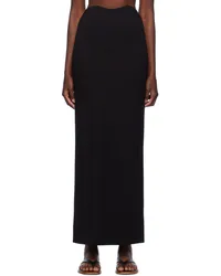 STAUD Black Petunia Maxi Skirt Blk