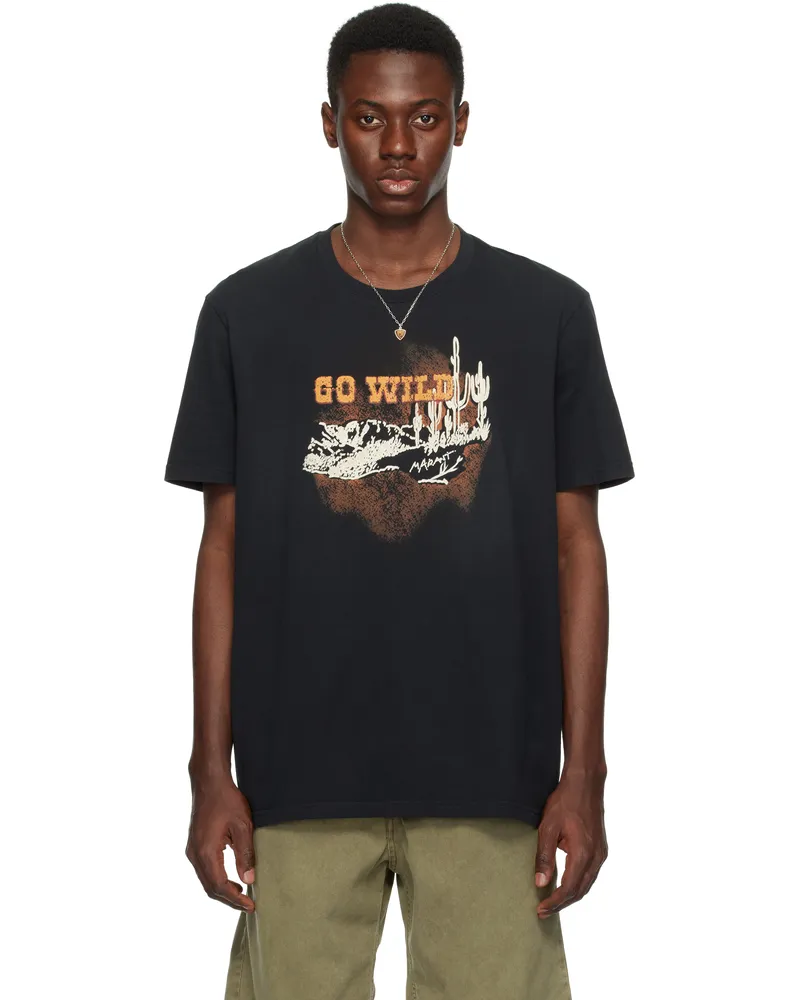 Isabel Marant Black Honore T-shirt 02fk