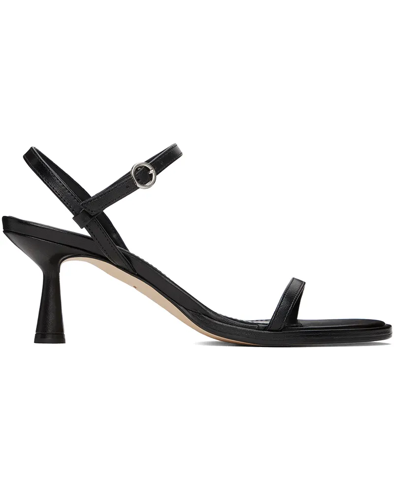 aeyde Black Mikita Heeled Sandals Black
