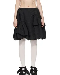 Cecilie Bahnsen Black Vanilla Miniskirt Black