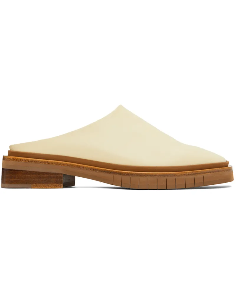Robert Clergerie Off-White Bosco Slip-On Loafers 285