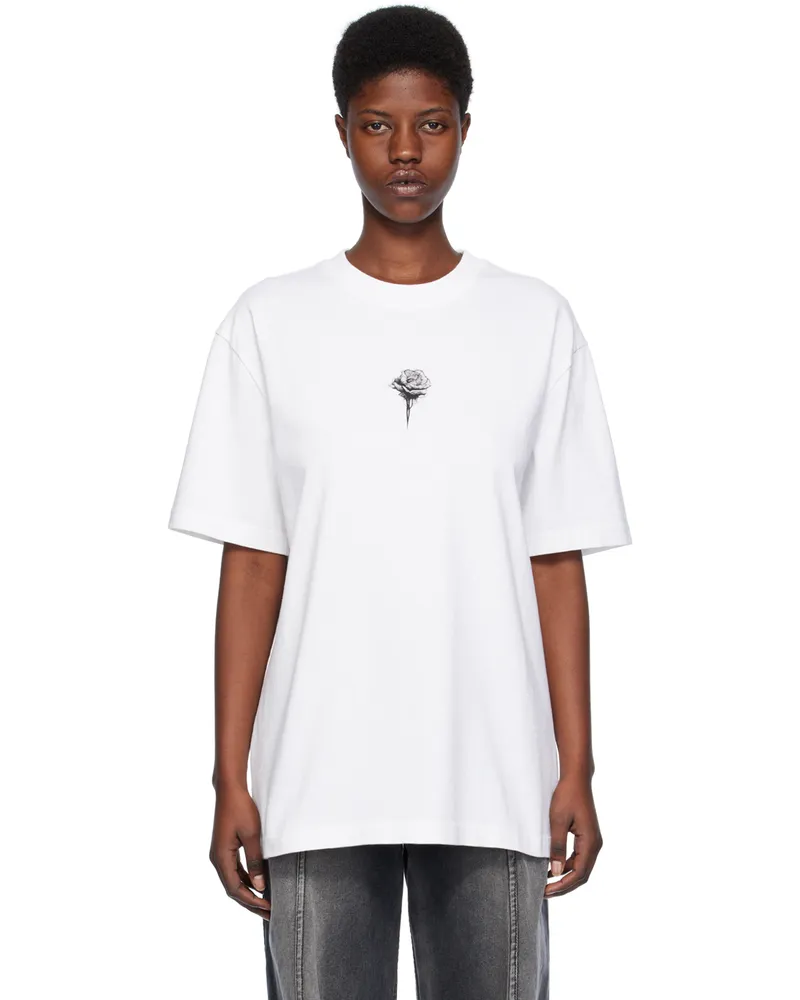 Han Kjøbenhavn White Rose T-Shirt White