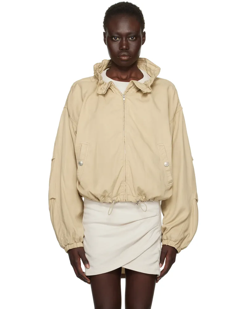 Étoile Isabel Marant Khaki Plume Bomber Jacket 67lk