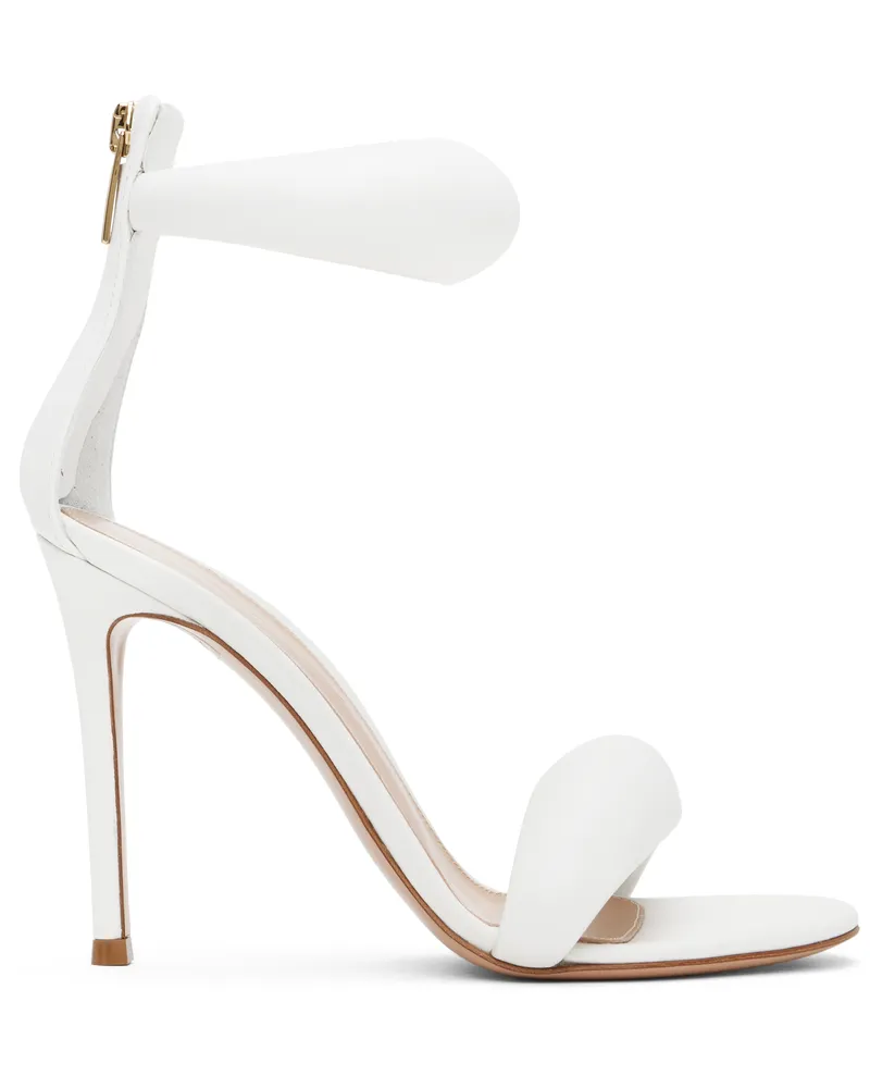 Gianvito Rossi White Bijoux Heeled Sandals White
