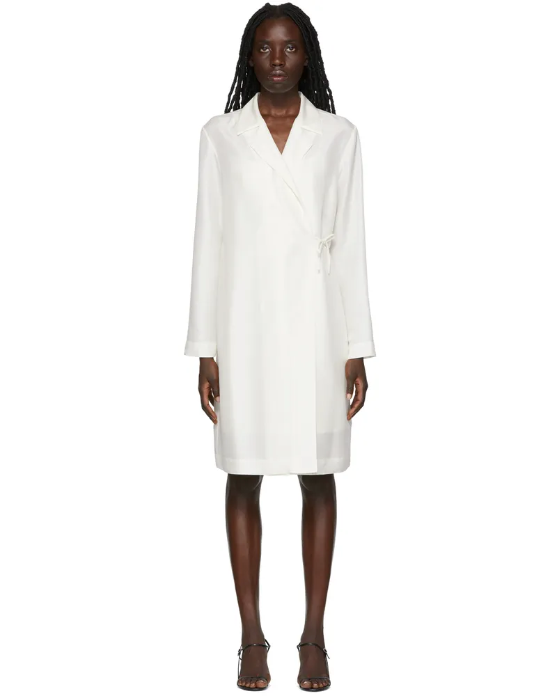 The Row SSENSE Exclusive White Pura Coat Ivory