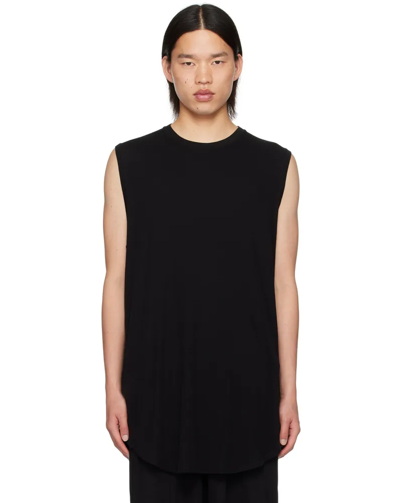 Julius Black Basic Tank Top Black