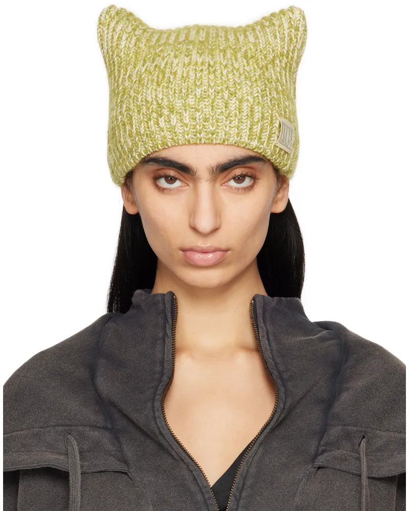 Charlotte Knowles Green Precious Beanie Pale