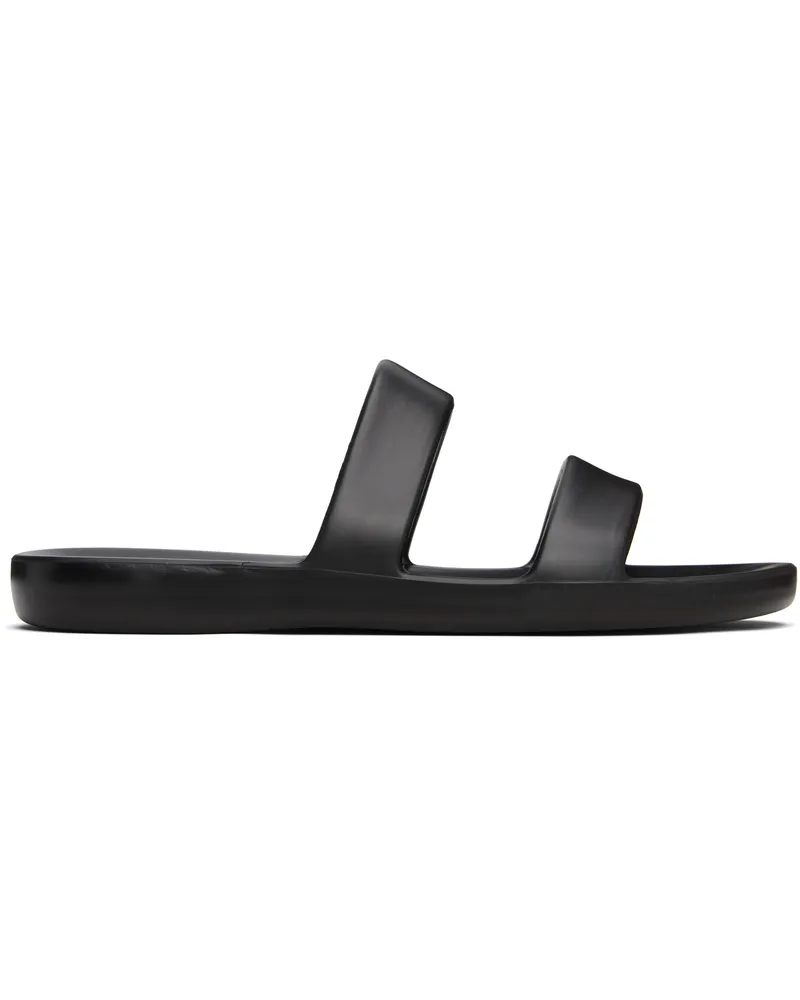 The Row Black Foam Sandals Blk