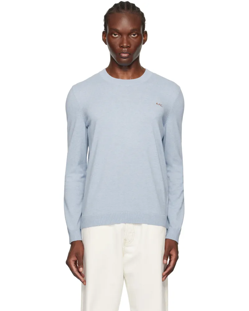 A.P.C. Blue Amir Sweater Pik