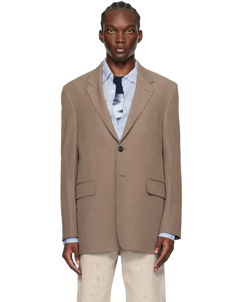 Our Legacy Taupe Vienna Blazer Muddy
