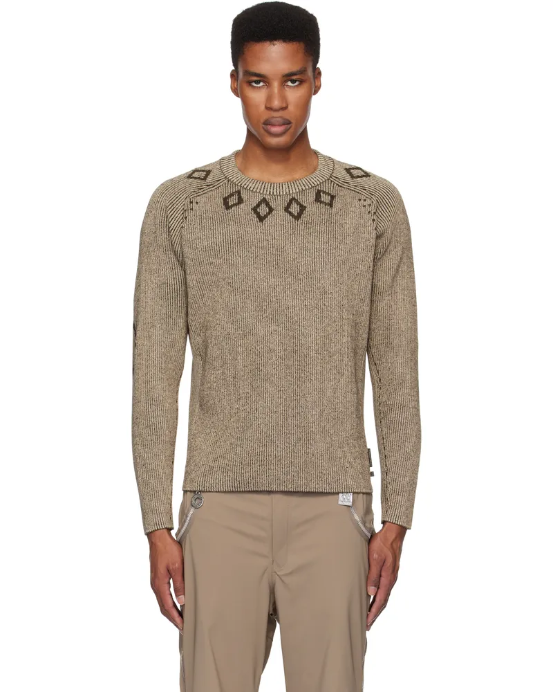 Charlie Constantinou Beige 66°North Edition Knit Sweater Earth