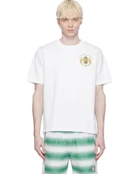 Casablanca Paris White Joyaux D'Afrique 'Tennis Club' T-Shirt White